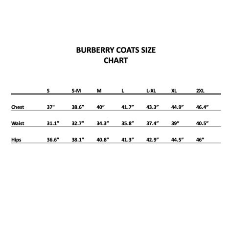 burberry london trench|burberry trench coat measurement chart.